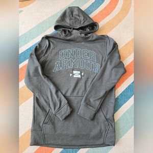 Under Armour Dark Olive Green Hoodie for Men, Sz. Small